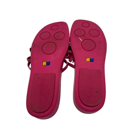 Cloudwalkers Pink Sandals Floral 11W Coquette Girly Strappy Clove 8403 - Picture 5 of 5